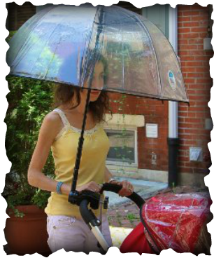 hands free umbrella for stroller